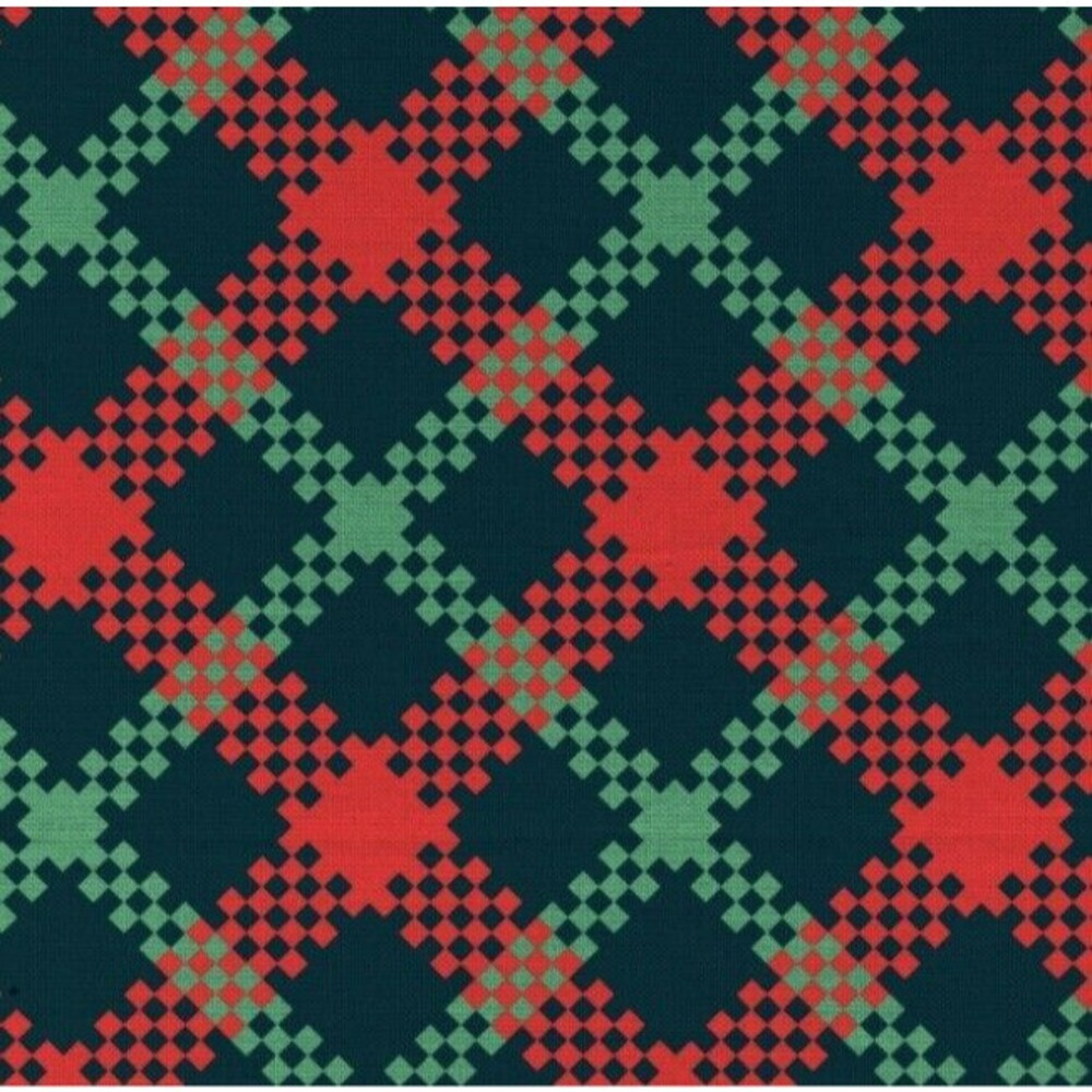 Christmas Fabric Plaid Winter Holidays Xmas Tartan Fabric Print BTY